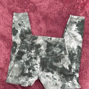 lululemon athletica Kids Marble Leggings - Black and Gray